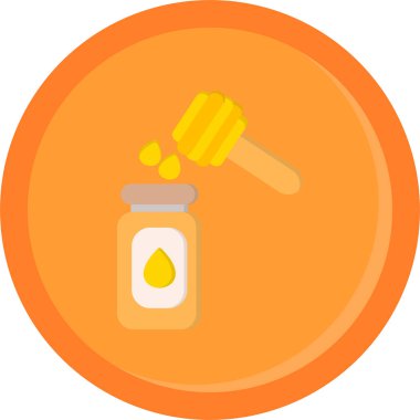 Tatlım. Web simgesi basit illüstrasyon