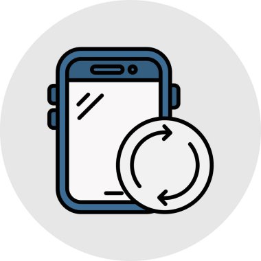 akıllı saat simgesi renk ana hatları vektörü modern biçim yaratıcı ve şeffaf işareti izole