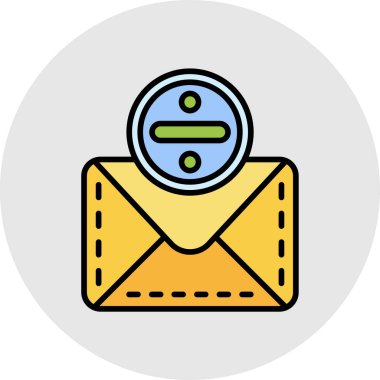 E- posta vektör simgesi modern basit vektör illüstrasyonu