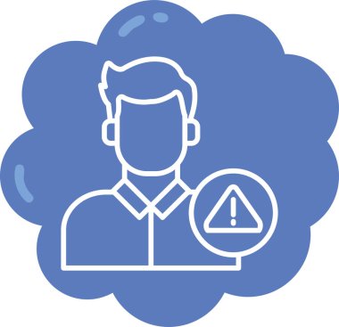 Bulut. Web simgesi basit illüstrasyon