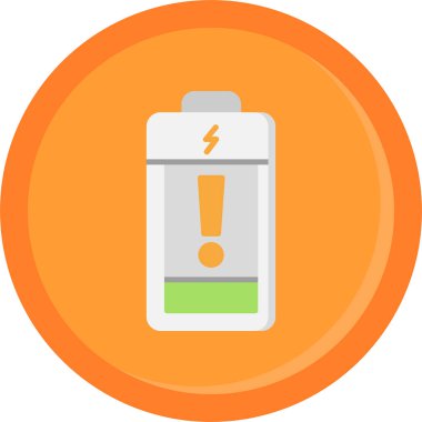 Bir pilin vektör illüstrasyonu