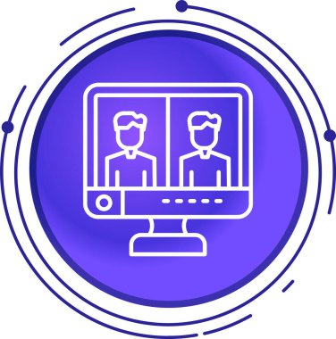 seo modern simgesinin vektör illüstrasyonu