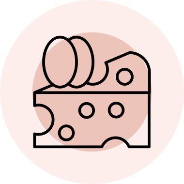 Çizgi film simgesinin vektör çizimi