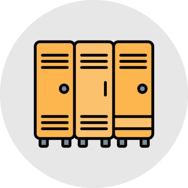 sunucu simgesi. Web için sunucu vektör simgelerinin özet çizimi