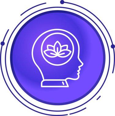 Beyaz arkaplanda izole edilmiş bir çömlek simgesinde renk çizgisi çiçeği. Tencereye koy. Saksı bitkisi işareti. Gradyan daire şekilleri. vektör