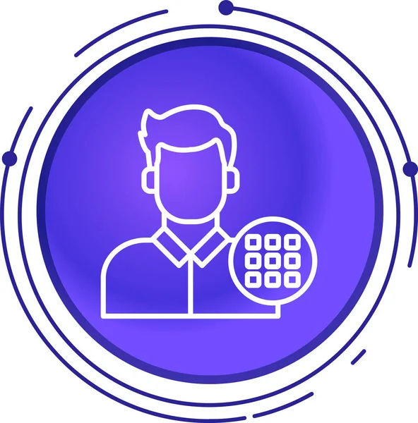 Beyaz arka planda izole edilmiş çizgi insan kaynakları yönetim simgesi. İnsan kafası, kaynak kaynakları ve personel, araştırma, araştırma işi. Renkli taslak konsepti. vektör