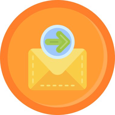 e-posta simgesi düz biçimli