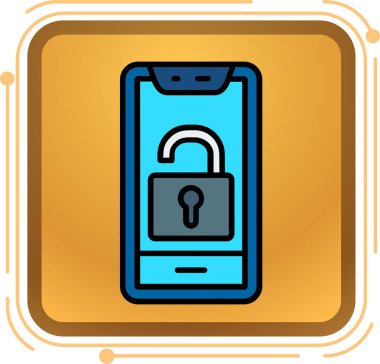 hareketli simge vektör resimlemesini kilitle