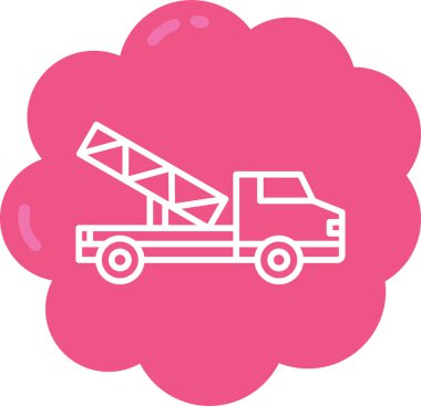 Bulut simgesi vektör illüstrasyonu