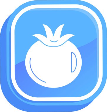 Meyve. Web simgesi basit tasarım