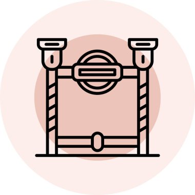 Modern b 'nin vektör illüstrasyonu eksik simgesi