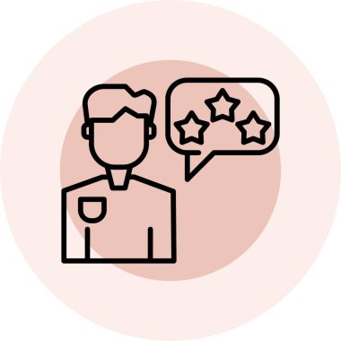 Elinde bir fincan kahve olan bir adamın vektör çizimi