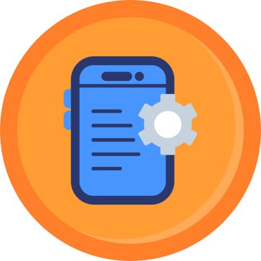 cep telefonu vektör simgesi