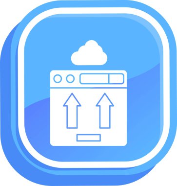 İndir. Web simgesi basit illüstrasyon