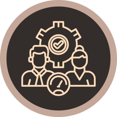 Vektör çizimi. takım çalışması düz stil