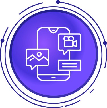 seo modern simgesinin vektör illüstrasyonu