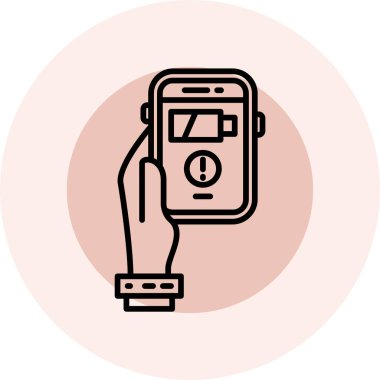 Akıllı telefon vektör illüstrasyon tasarımlı akıllı telefon