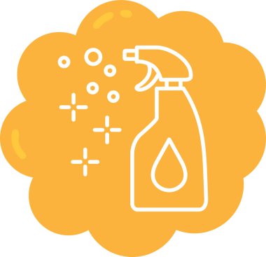 Sprey şişesi, basit vektör tasarımı