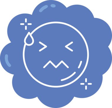 emoji. Web simgesi basit illüstrasyon