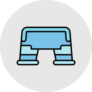 Modern b 'nin vektör illüstrasyonu eksik simgesi