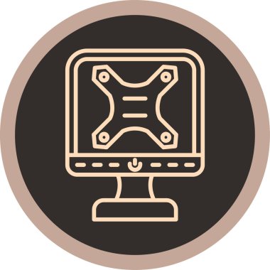 Modern eğitim ikonunun vektör illüstrasyonu