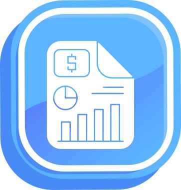 iş grafiği simgesi, vektör illüstrasyonu