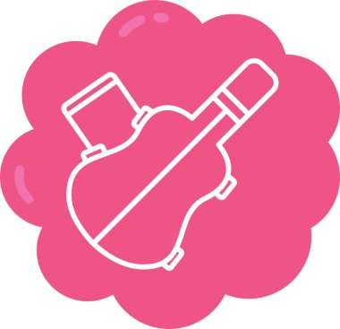 Çizgi film simgesinin vektör çizimi