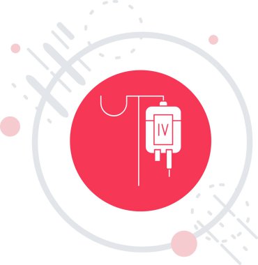 Beyaz arkaplanda çizgi tansiyon ikonu izole edildi. Renkli taslak konsepti. Vektör.