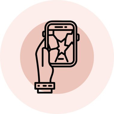 Akıllı izle kutsal kişilerin resmi, vektör çizim