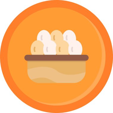 Ekmek. Web simgesi basit illüstrasyon