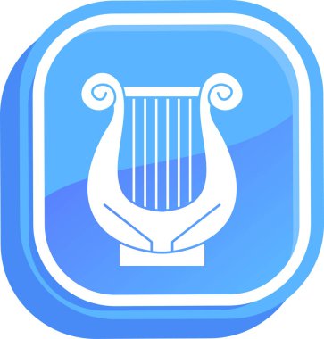 Yunan müzik sütunu simgesi, basit biçim