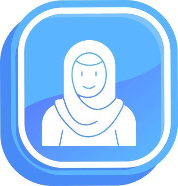 avatar. Web simgesi basit illüstrasyon