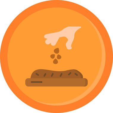 Çikolatalı kek vektör çizim