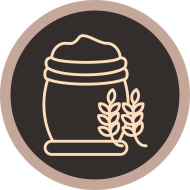 Gıda simgesinin vektör illüstrasyonu