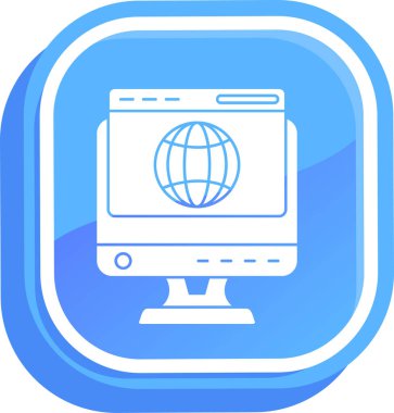 tarayıcı web simge vektör çizim