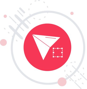 Beyaz arkaplanda pusula simgesi izole edildi. Rüzgâr yön bulma sembolü. Eğitici gül işareti. Renkli taslak konsepti. vektör.