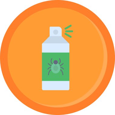 Antibakteriyel şişe simgesi, düz tasarım