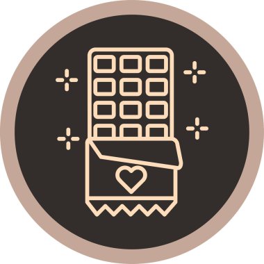 Bir kalp simgesinin vektör illüstrasyonu