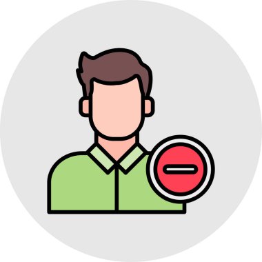 kullanıcının vektör illüstrasyonu