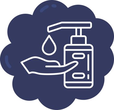 sabun. Web simgesi basit illüstrasyon