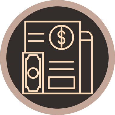 İş. Web simgesi basit illüstrasyon