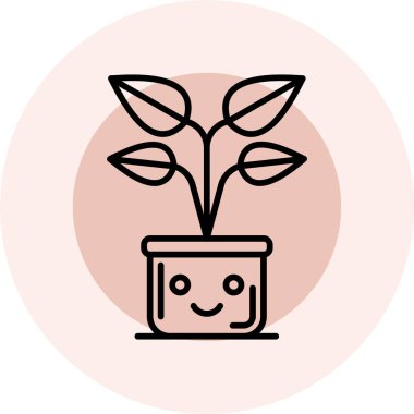 Esrar. Web simgesi basit illüstrasyon