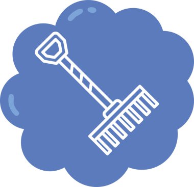 Küreğin vektör illüstrasyonu