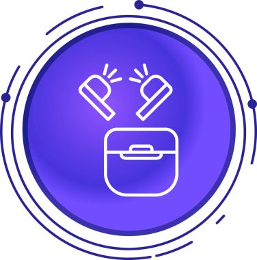 Çizgi Batarya simgesi beyaz arkaplanda izole edildi. Şimşek sembolü. Renkli taslak konsepti. Vektör.