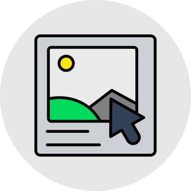 seo modern simgesinin vektör illüstrasyonu