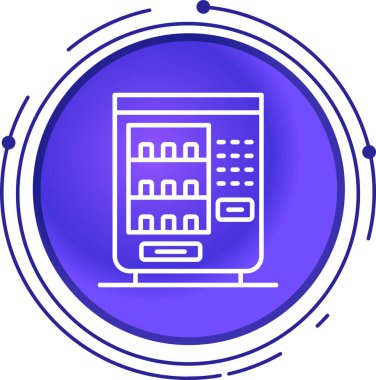 vektör lcd simgesi illüstrasyonu