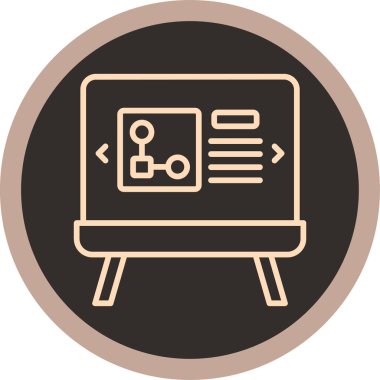 Dosya simgesinin vektör illüstrasyonu