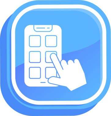 Doldurulmuş dış hat biçiminde müşteri servis simgesini ara