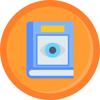 Göz simgesi vektör illüstrasyonu