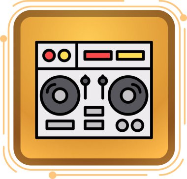 Ses kaset simgesi, anahat stili